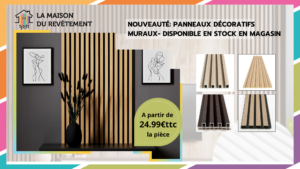Lire la suite à propos de l’article Panneaux Décoratifs Muraux – Intérieur & Extérieur (Nouveauté)